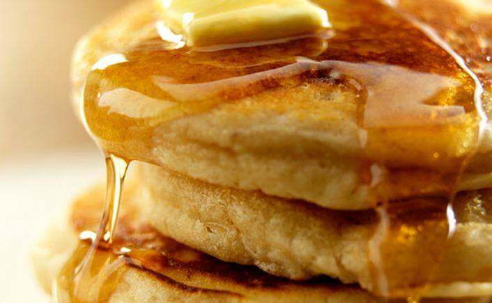 Gorgeous Griddle Cakes with Pure Maple Syrup
