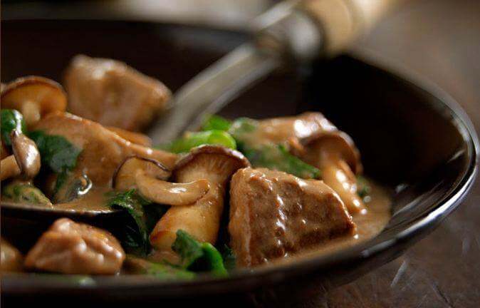 Shiitake and Lamb Stew... after a long day of skiing