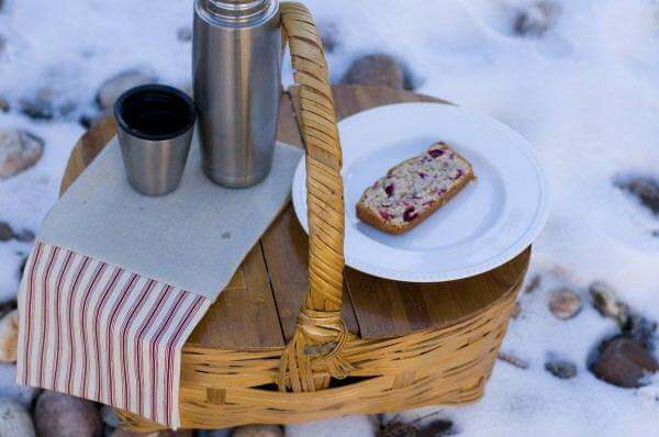 Breakfast Picnic in the Snow