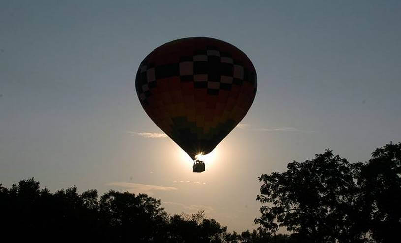 Balloons Fly at Sunrise and Sunset