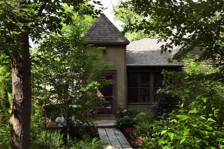 Private Porch Among the Trees