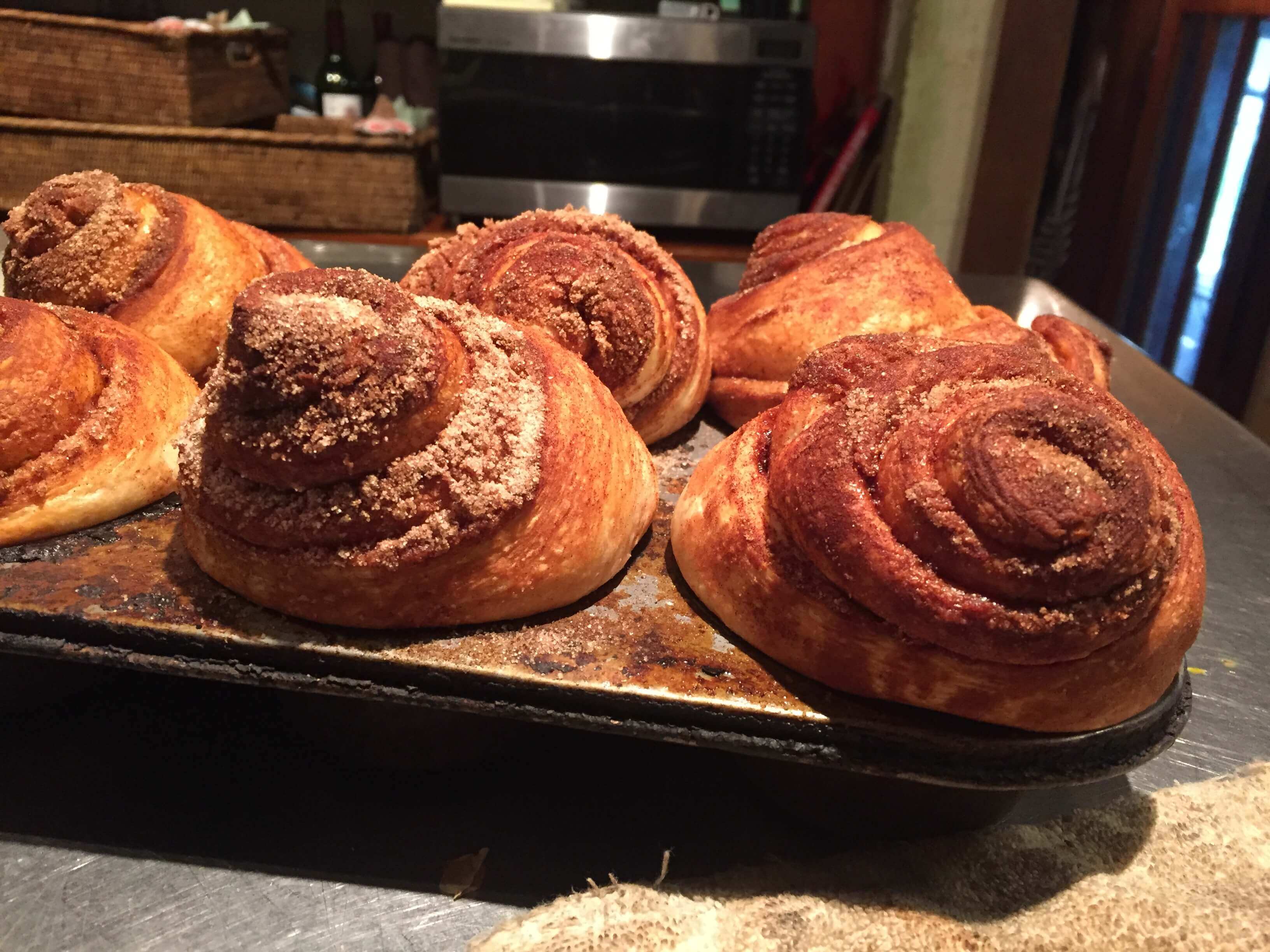 Nothing Better than a Fresh Hot Handmade Cinnamon Roll